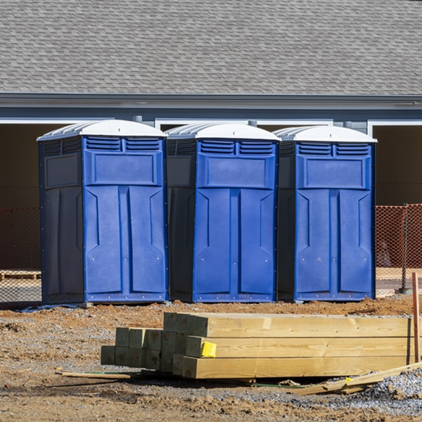 is there a specific order in which to place multiple portable restrooms in Hailey